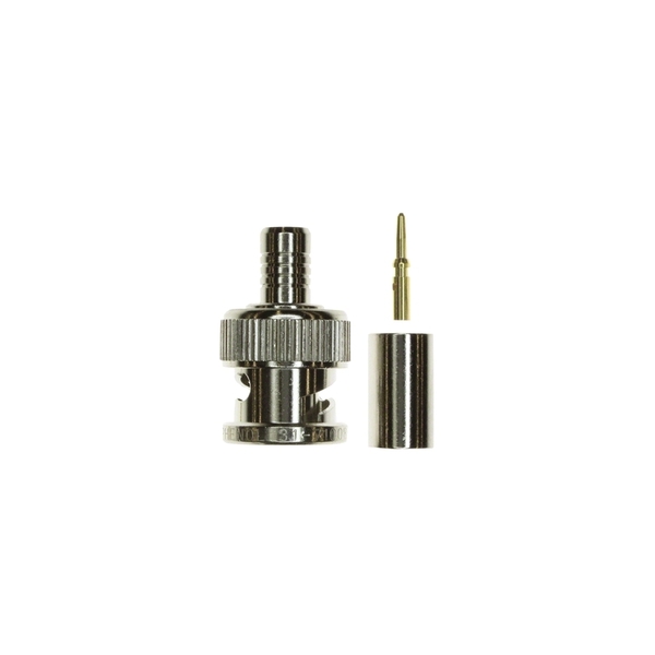 Amphenol BNC PLUG NOM 75 OHMS CRIMP, BRAID & CENTER COND FOR RG59 194128